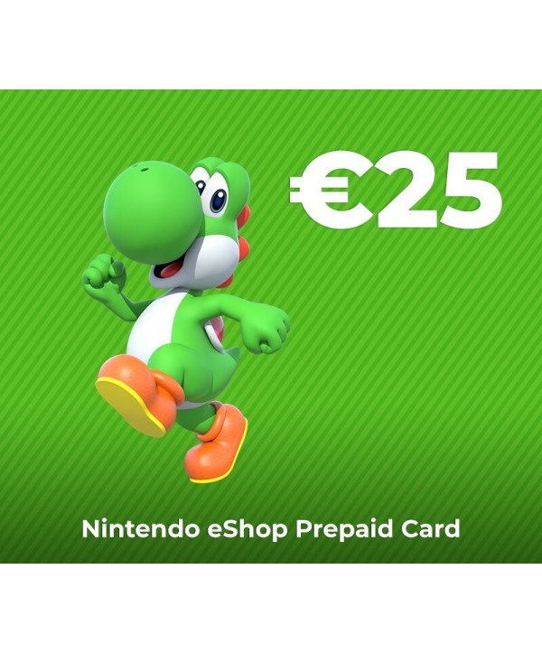 eShop Prepaid Card EUR 25 PT Nintendo eShop Key 